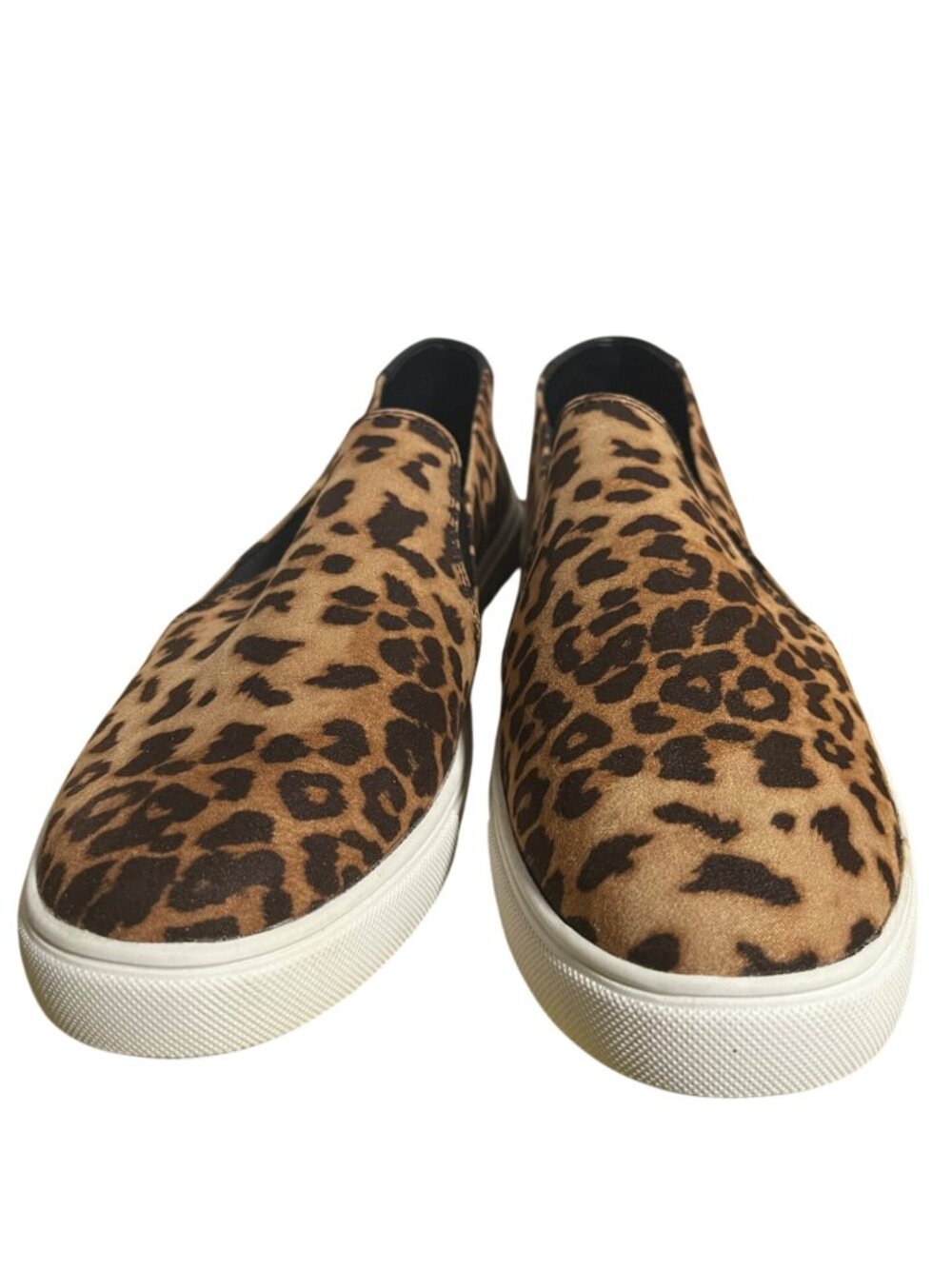 White Mountain Peyton Leopard Print Slip On Sneakers Womens 11 Casual Shoes - Picture 9 of 11